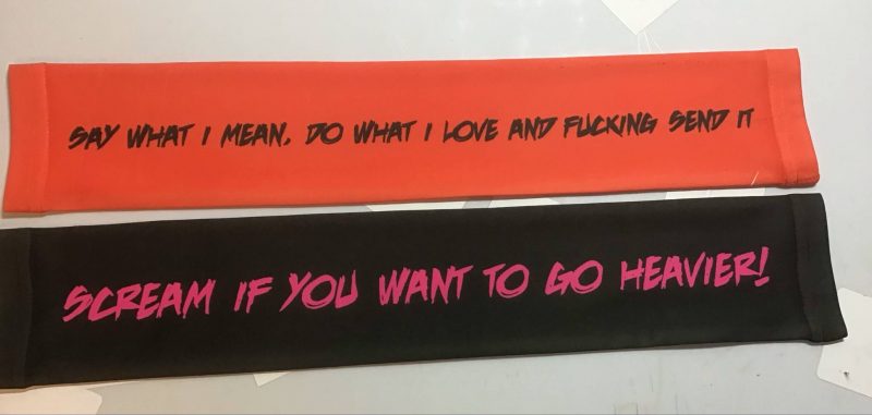 Text Only Custom Sleeve